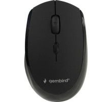 Gembird MUSW-354 {Мышь беспроводная, черный, бесш.клик, soft touch,3кн.+колесо-кнопка, 2400DPI, 2,4ГГц}