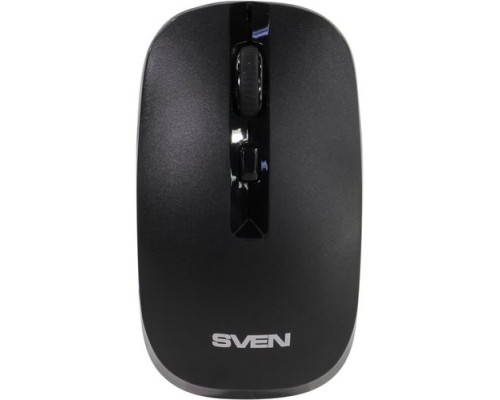 [Мышь] Беспроводная мышь Sven RX-260W чёрная (3+1кл. 800/1200/1600DPI, блист.)