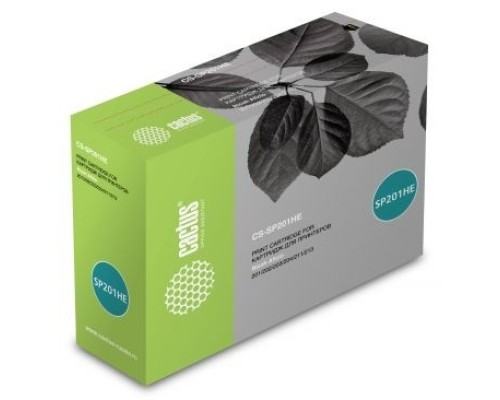 [расходные материалы] Тонер Картридж Cactus CS-SP201HE черный (2600стр.) для Ricoh SP 201/203/211/213