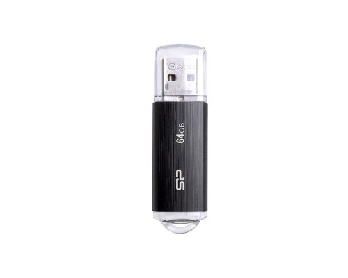 [Носитель информации] Silicon Power USB Drive 64Gb Ultima U02, USB 2.0, Черный SP064GBUF2U02V1K