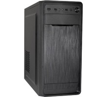 Exegate EX283074RUS Корпус Miditower ExeGate XP-332 Black, ATX, <XP600, Black,120mm>, 2*USB, Audio