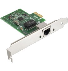 Exegate EX283723RUS Сетевой адаптер EXE-i210AT PCI Express 2.0 10/100/1000Mbps 1xRJ-45 (Copper) Intel WGI210AT