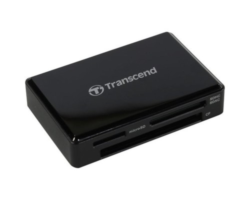 [Устройство считывания] Внешний картридер Считыватель карты памяти Transcend USB 3.0 Transcend All-in-1 Multi Card Reader, Black [TS-RDF8K2]