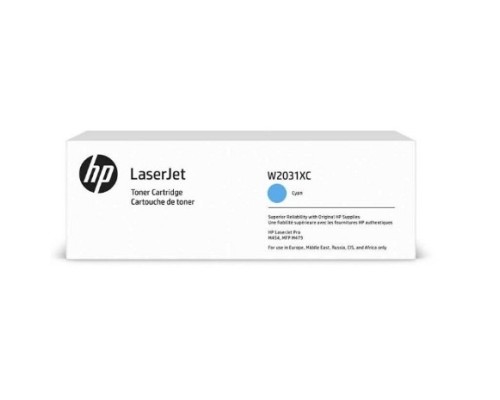 [Расходные материалы] Картридж лазерный HP 415X W2031XC голубой (6000стр.) для HP LJ M454/MFP M479 (техн.упак)