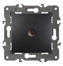 Эра Б0034294 14-3101-05 Розетка TV одиночная, IP20, Эра Elegance, антрацит