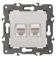Эра Б0034308 14-3108-0 Розетка 2 х RJ45, IP20, белый