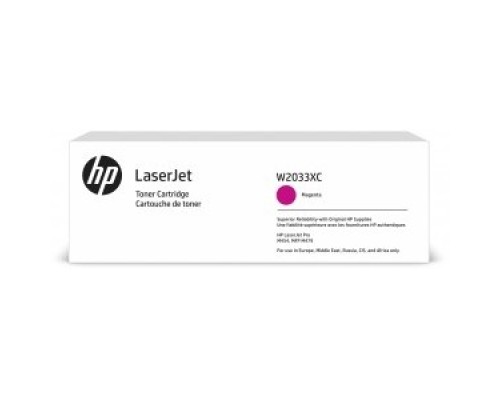 [Расходные материалы] Картридж лазерный HP 415X W2033XC пурпурный (6000стр.) для HP CLJ Ent Flow M681z/682z/681f/681dh (техн.упак)