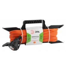 ЭРА Б0043040 Удлинитель силовой UFx-1-2x1.0-20m-IP44 на рамке б/з 1 гн 20м ПВС 2х1