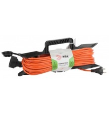 ЭРА Б0043041 Удлинитель силовой UFx-1-2x1.0-30m на рамке без заземления 1 розетка 30м ПВС 2х1мм2 