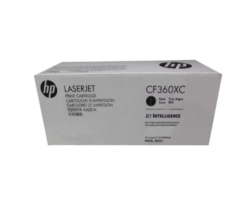 [Расходные материалы] HP Картридж CF360XC 508X черный (12500стр.) для HP CLJ M552/M553 (белая коробка)