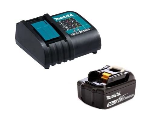 [Батареи аккумуляторные и Зарядные устройства] Makita 191A25-2 Аккумулятор+зу, DC18RC-1шт(бзар)+BL1830B-1шт,18В,3.0Ач,Li-ion,кор