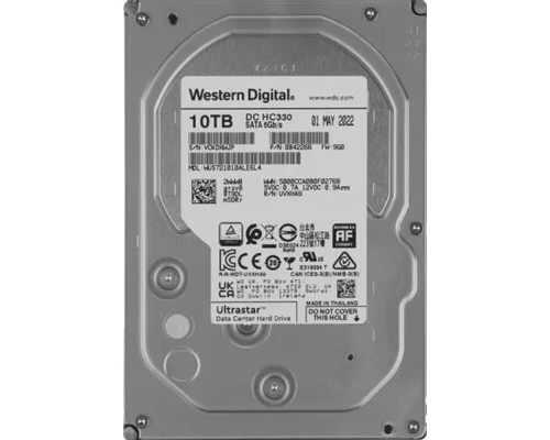 [Жесткий диск] 10Tb WD Ultrastar DC HC330 {SATA3 6Gb/s, 7200 rpm, 256mb buffer, 3.5