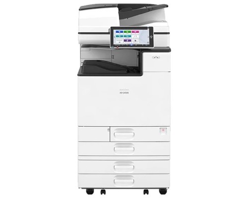 [Принтер] Ricoh IM C4500LT, A3, МФУ, цветной, 2Гб, 45стр/мин, дуплекс, GigaLAN, 550x2, HDD320, PS, ARDF100, с девелопером, без тонера, запуск инженером (418314/419295)