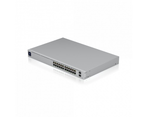 [Сетевое оборудование] UBIQUITI USW-Pro-24-POE PoE-коммутатор в стойку, 24х 1G RJ45, 2х 10G SFP+, раздача 400 Вт