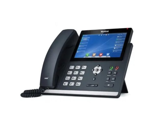 [VoIP-телефон] YEALINK SIP-T48U цветной сенсорный экран, 16 аккаунтов, BLF, PoE, GigE, без БП