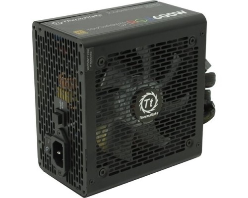 [Блок питания] Блок питания Thermaltake ATX 600W Toughpower GX1 RGB 80+ gold (24+4+4pin) APFC 120mm fan color LED 8xSATA RTL