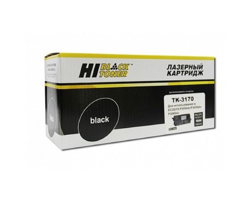 [Расходные материалы] Hi-Black TK-3170 Картридж для Kyocera-Mita P3050dn/P3055dn/P3060dn, 15,5K, с чипом