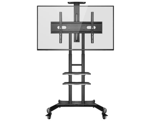 [Мобильные стойки ONKRON] Мобильная стойка ONKRON TS1881 BLACK на 1 ТВ/ 55-80