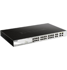 D-Link DGS-1210-28MP/FL1A PROJ Управляемый L2 коммутатор с 24 портами 10/100/1000Base-T и 4 комбо-портами 100/1000Base-T/SFP (24 порта PoE 802.3af/at, РоЕ-бюджет 370 Вт)