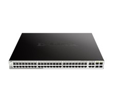 D-Link DGS-1210-52MP/FL1A Управляемый L2 коммутатор с 48 портами 10/100/1000Base-T и 4 комбо-портами 100/1000Base-T/SFP (48 портов PoE 802.3af/at, PoE-бюджет 370 Вт)