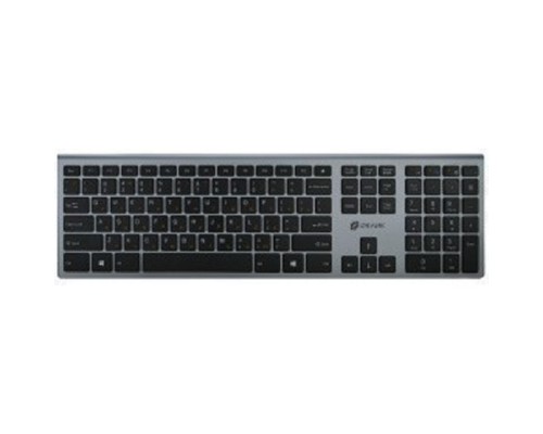 [Клавиатура] Клавиатура Oklick 890S серый USB беспроводная slim {1196549}