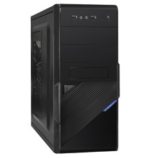 Exegate EX284020RUS Корпус Minitower BA-201 Black, mATX, <AA400, 80mm>, 2*USB, Audio