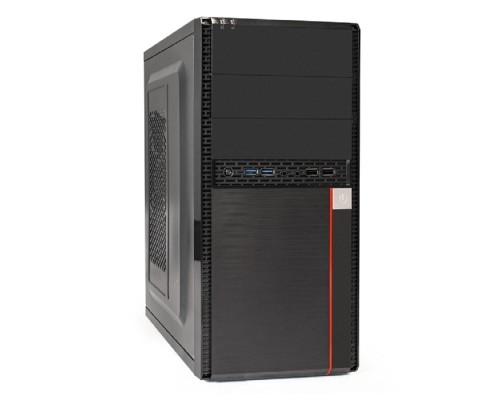 [Корпуса] Exegate EX284038RUS Корпус Minitower BA-204U Black, mATX, <AA500, 80mm>, 2*USB+2*USB3.0, Audio