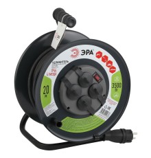 ЭРА Б0043057 Удлинитель силовой RMx-4es-3x2.5-20m-IP44(KG) на м. катушке c/з 4 гн 20м КГ 3х2.5