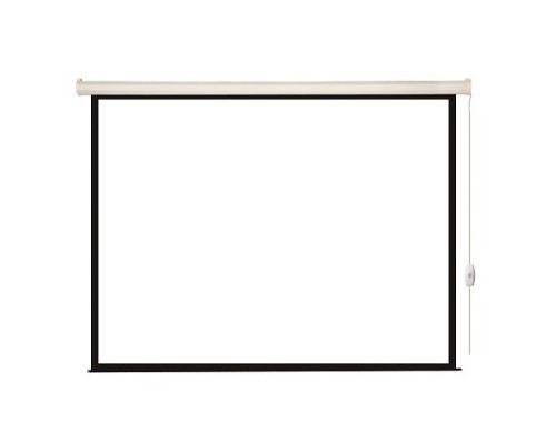 [Экраны LUMIEN] Lumien Eco Control [LEC-100107] Экран с электроприводом 183x244 см (раб. область 175х236 см) Matte White  черная кайма по периметру 4:3                                                                 
