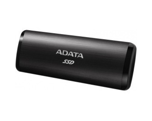 [Носитель информации] A-DATA Portable SDD 256GB SE760, External, USB 3.2 Type-C, [R/W -1000/- MB/s] 3D-NAND, черный [ASE760-256GU32G2-CBK]