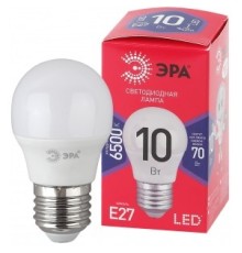 Эра Б0045355 Лампочка светодиодная RED LINE LED P45-10W-865-E27 R E27 / Е27 10Вт шар холодный дневной свет 