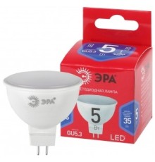 Эра Б0045349 Лампочка светодиодная RED LINE LED MR16-5W-865-GU5.3 R GU5.3 5 Вт софит холодный дневной свет