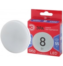 Эра Б0045333 Лампочка светодиодная RED LINE LED GX-8W-865-GX53 R GX53 8 Вт таблетка холодный дневной свет