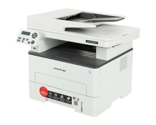 [Pantum] Pantum M7100DW МФУ лазерное ЧБ, А4, P/C/S, 33 ppm (max 60000 p/mon), 525 MHz, 1200x1200 dpi, 256 MB RAM, PCL/PS, Duplex, ADF50, paper tray 250 pages, USB, LAN, WiFi