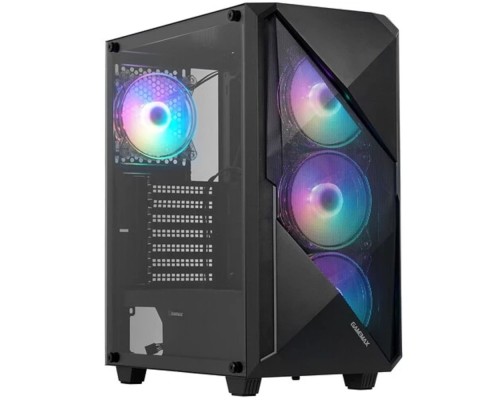 [Корпуса] GameMax [REVOLT] ATX,Черн,USB3.0,Зак.стекло,1*120мм вент+контроллер без БП [MFG.3606]