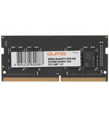 QUMO DDR4 SODIMM 8GB QUM4S-8G2666P19 PC4-21300, 2666MHz OEM/RTL