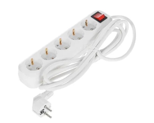 [Сетевой фильтр] 5bites SP5W-330 Сетевой фильтр 5S / 3*1.5MM2 / 16A / ABS / 3M / WHITE