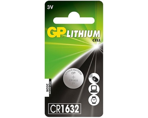 [Батарейки] GP CR1632-7CR1 10/100/900 (1 шт. в уп-ке) 