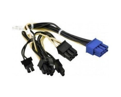 [Опция к серверу] Supermicro CBL-PWEX-1017 Кабель  PWYCB,GPU,2x4F/CPU to two (2x3F+2x1F)/PCIe,P4.2, 20CM,16/20A