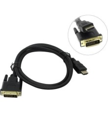 Exegate EX284906RUS Кабель HDMI-DVI ExeGate EX-CC-HDMIM-DVIM-2.0 (19M/25M, dual link, 2м, 2 фильтра, позолоченные контакты)