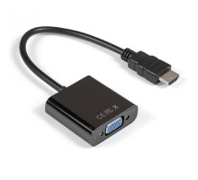 Exegate EX284926RUS Кабель-переходник HDMI-VGA ExeGate EX-HDMIM-VGAF-0.15 (19M/15F, 0,15м)