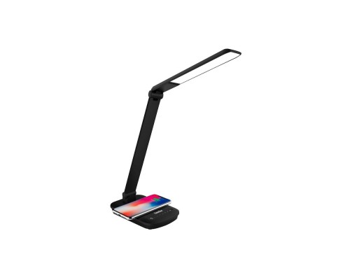 [Camelion Настольные светильники] Camelion KD-825  C02 черн.LED (Свет-к наст.с беспроводн.зарядкой,16 Вт,230В, 360лм,4500К, рег.ярк.)