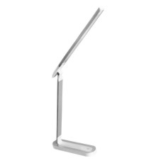 Camelion KD-845  C03 сереб.+бел.LED (Свет-ник наст, 8.5Вт,сенс.регулир. яркости, 3 цвет темп)
