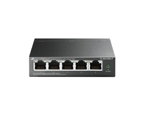 [Сетевое оборудование] TP-Link TL-SG1005LP Настольный коммутатор с 5 гигабитными портами (4 порта PoE+)