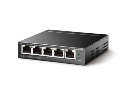 [Сетевое оборудование] TP-Link TL-SG105PE Коммутатор Easy Smart с 5 гигабитными портами (4 порта PoE+)