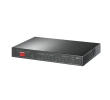 TP-Link TL-SG1210P Настольный коммутатор с 9 гигабитными портами RJ45 (8 портов PoE+) и портом SFP