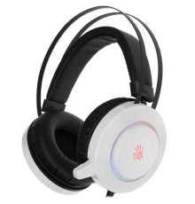 A4 Bloody G521 WHITE 2.3м мониторные USB оголовье