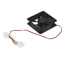 Gembird Вентилятор для корпуса 80x80x25mm, широкий разъем 4pin [FANCASE-4]