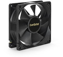 Exegate EX283378RUS Вентилятор ExeGate E08025B4P-PWM, 80x80x25 мм, двойной шарикоподшипник, 4pin, PWM, 22dBA