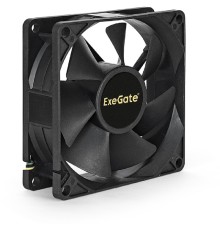 Exegate EX283378RUS Вентилятор ExeGate E08025B4P-PWM, 80x80x25 мм, двойной шарикоподшипник, 4pin, PWM, 22dBA